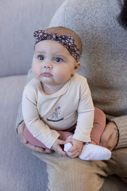 Gerippte Legging Pointelle - Woodland Bloom