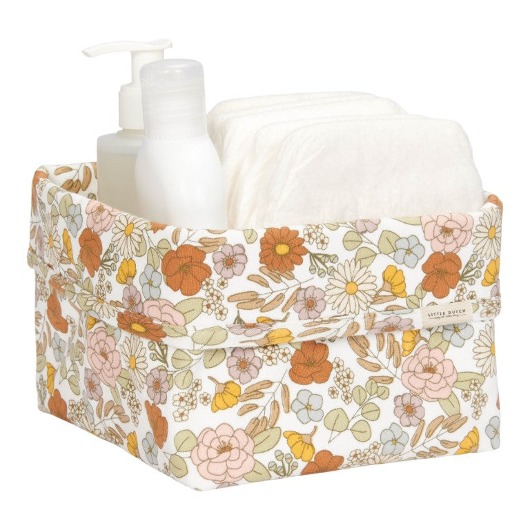 Pflegekörbchen klein Vintage little flowerrs  - von little dutch