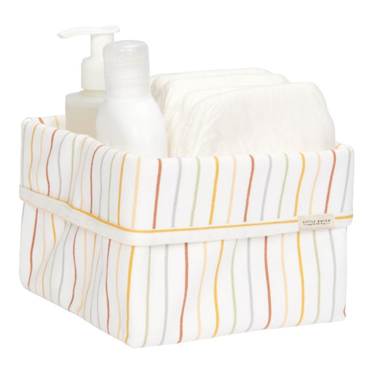 Pflegekörbchen klein Vintage sunny stripes  - von little dutch