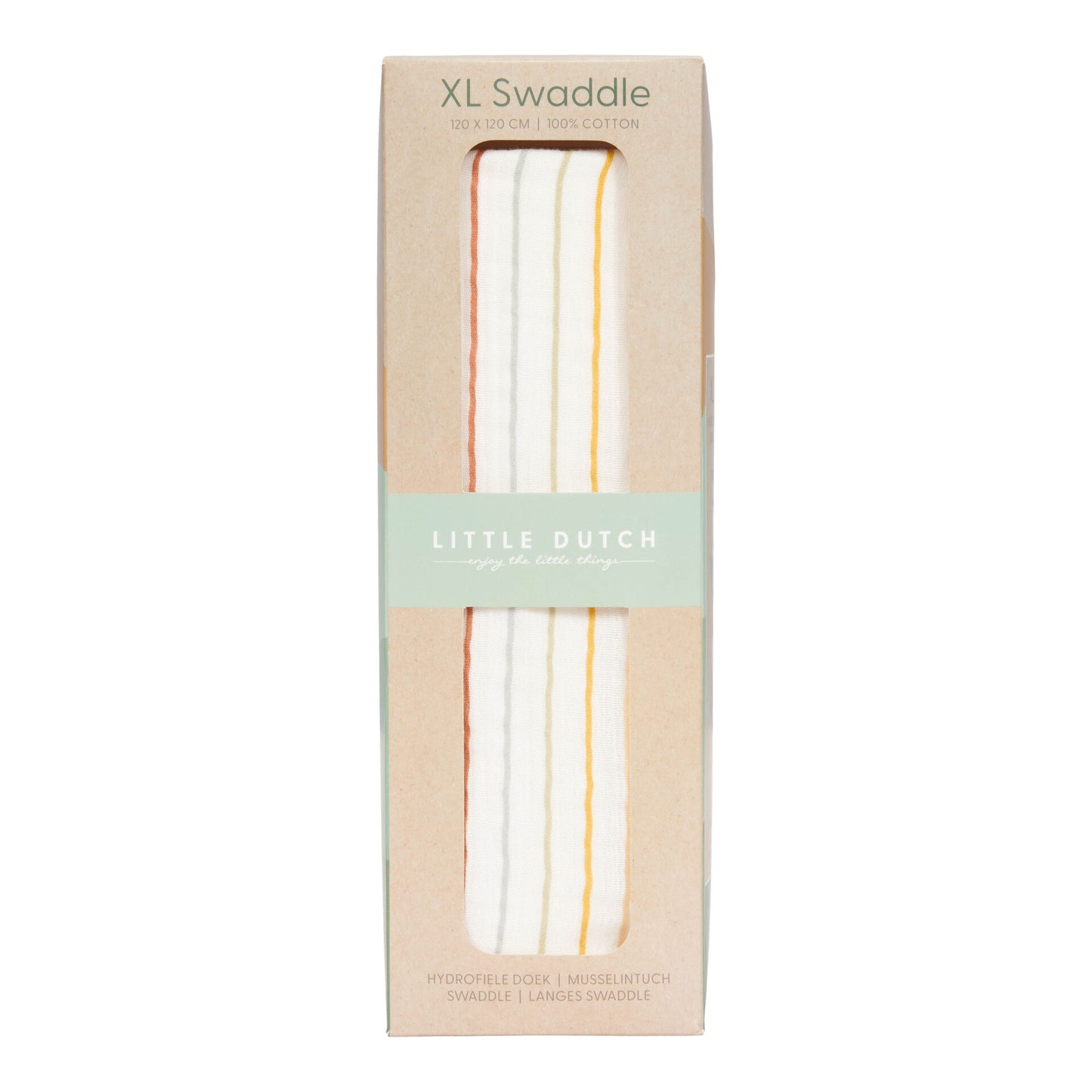 Swaddle/Puck Tuch Vintage Sunny Stripes - von little dutch