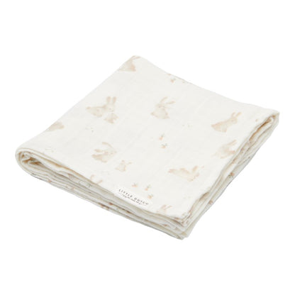 Swaddle/Puck Tuch Baby Bunny - von little dutch
