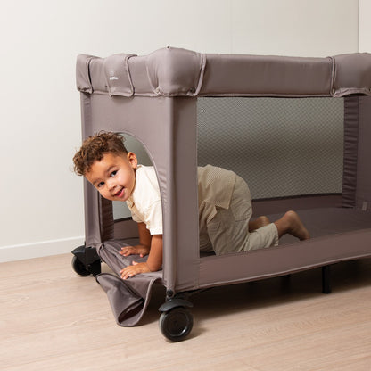 Reisebett Truffle Grey