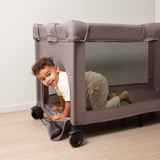 Reisebett Truffle Grey