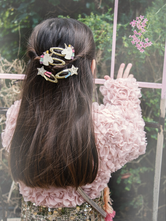 Haarklammer Rainbow Unicorn