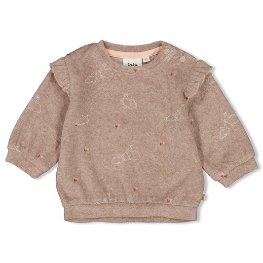 Sweater Frottee Little Rosebud - von feetje