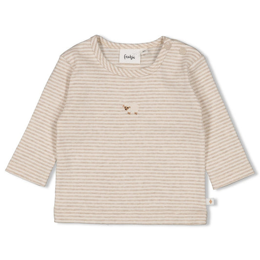 Gerippte Longsleeve Ringel - Sleepy Sheepy