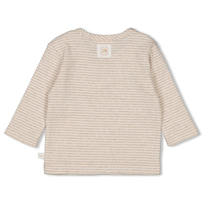 Gerippte Longsleeve Ringel - Sleepy Sheepy