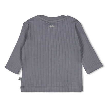 Gerippte Longsleeve - Howdy