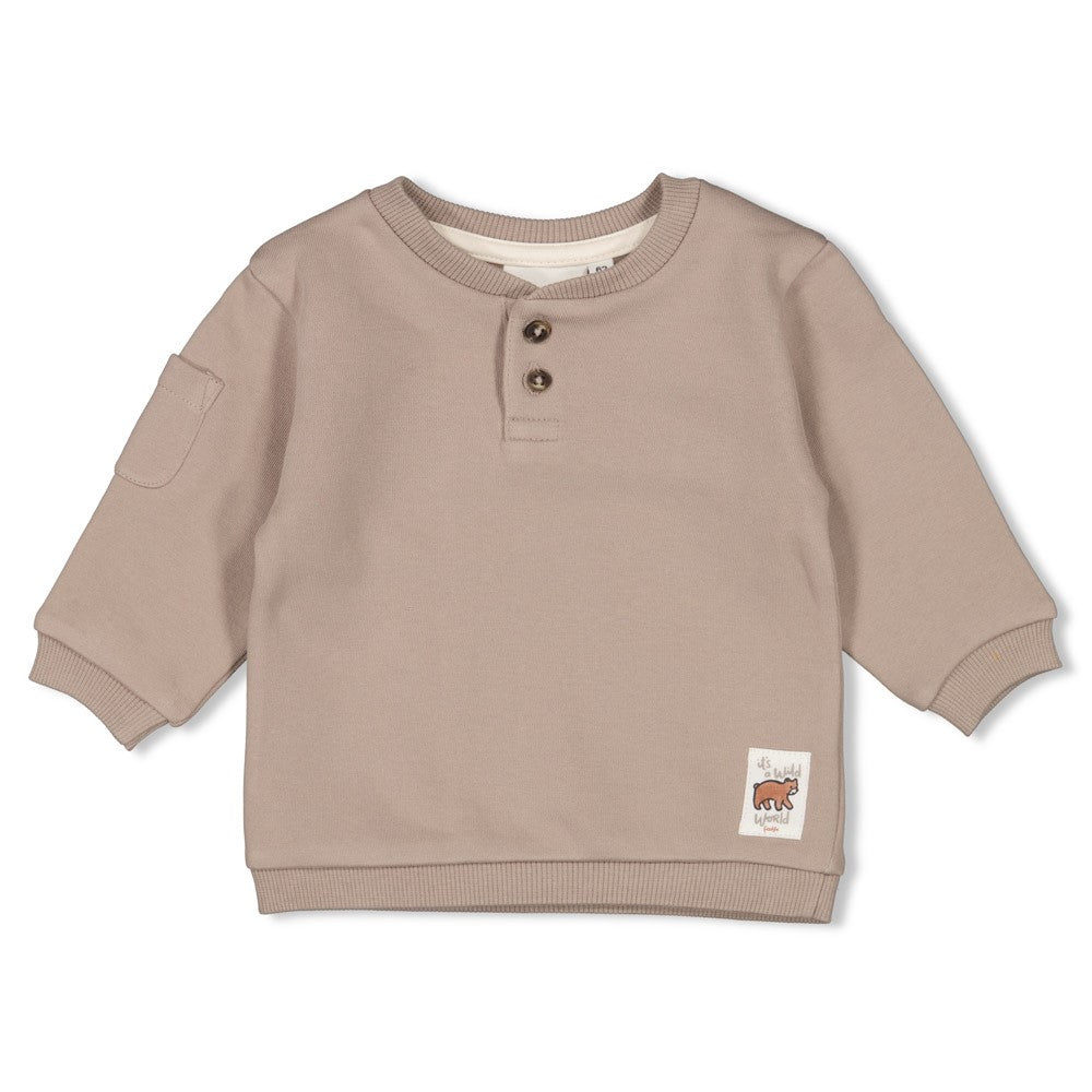 Sweater - Wild World Grau