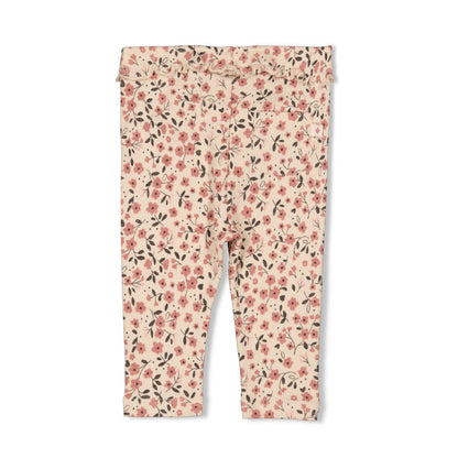 Gerippte Legging AOP - Woodland Bloom