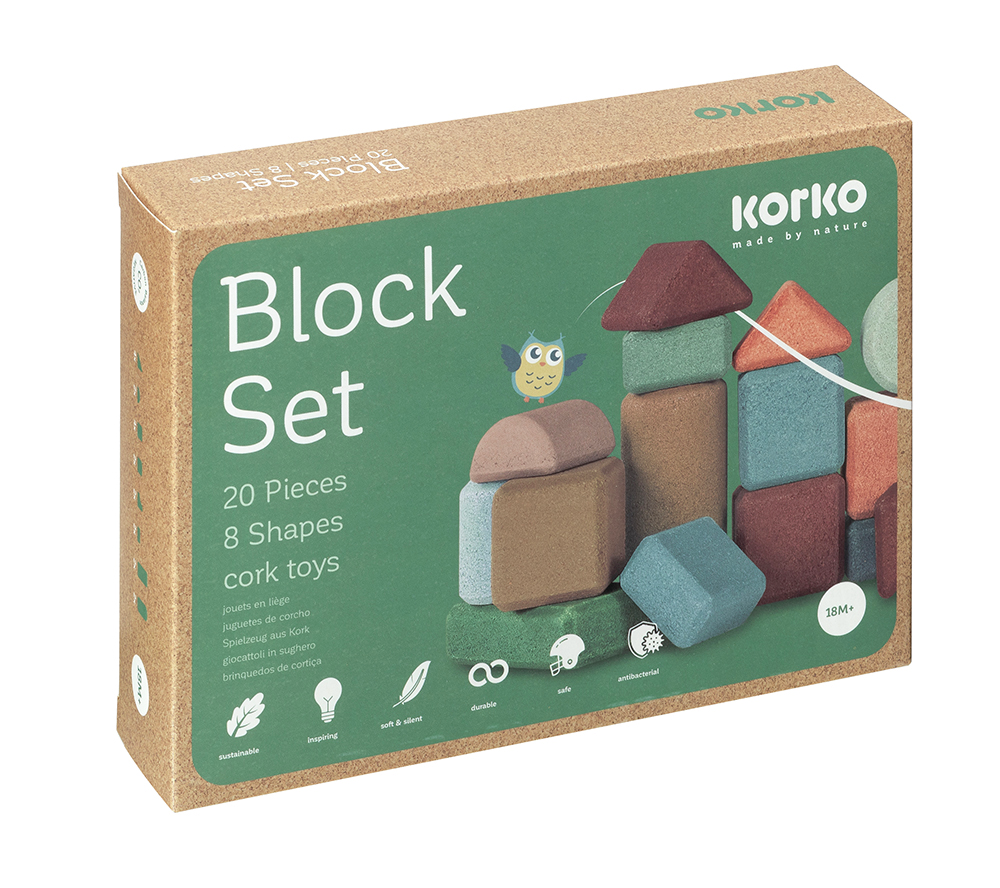 Korko Block Set 20teilig