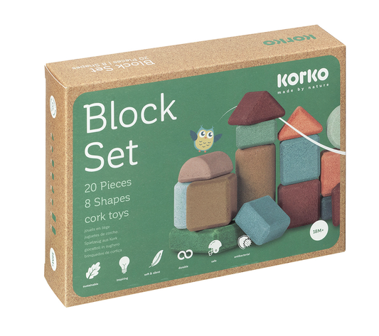 Korko Block Set 20teilig