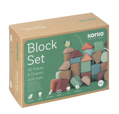 Korko Block Set 40teilig