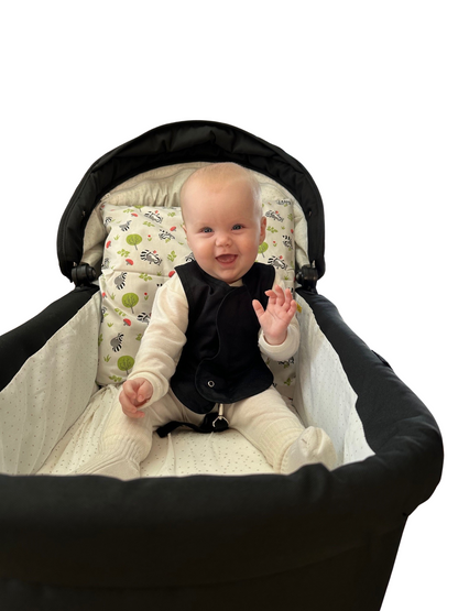 Sicherheitsgurt mit Zip für Kinderwagen - von Tönnesen