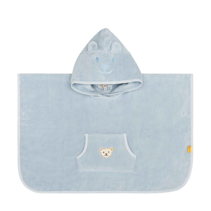Bade Poncho blau - von steiff