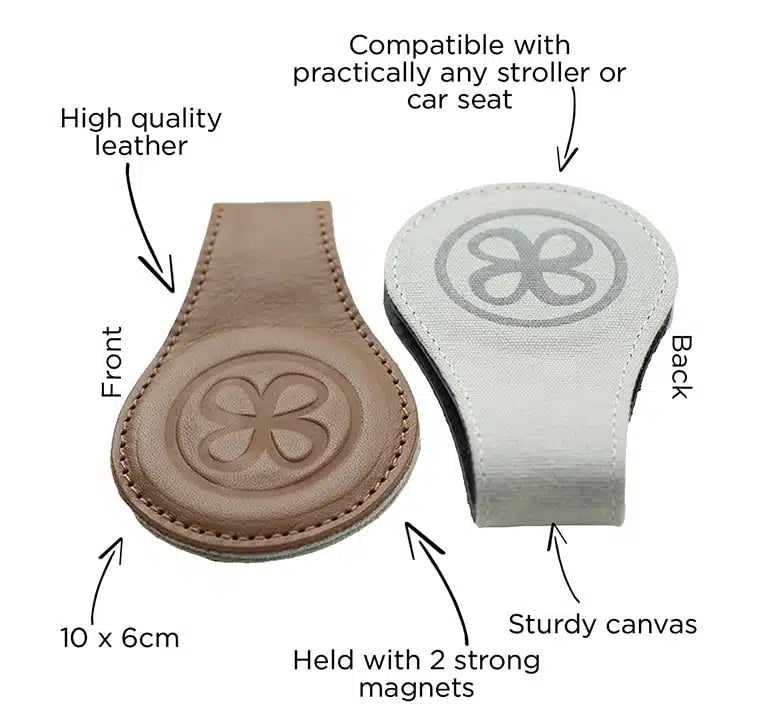 Multifunktionale Swaddle Clips Braun - von cloby