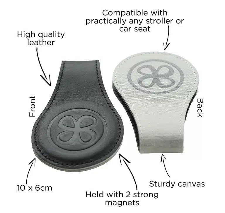 Multifunktionale Swaddle Clips Schwarz - von cloby