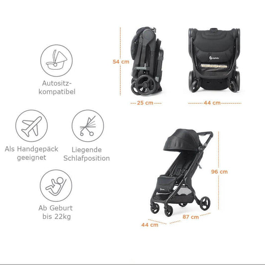 Metro+ Buggy Black - von ergobaby