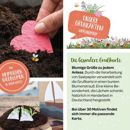 Grußkarte Willkommen kleines Baby