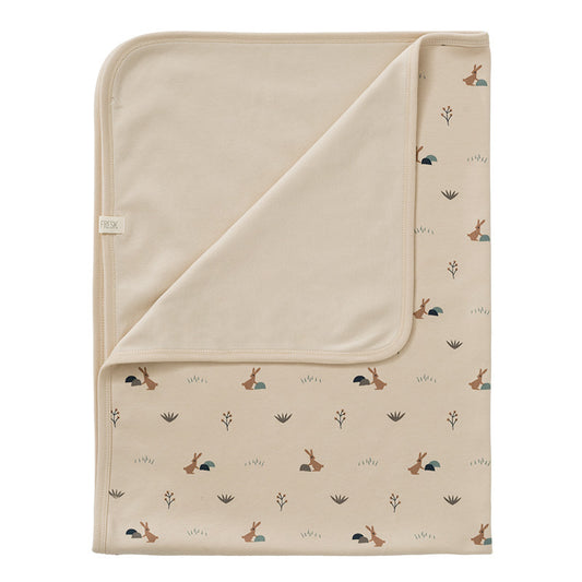 Babydecke Rabitt sandshell - 80x100cm - von FRESK