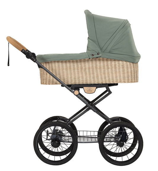 IDA Kinderwagen geflochten Jade - von Naturkind