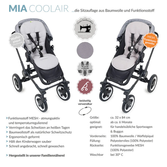 Mia Coolair Waffel Grey - priebes