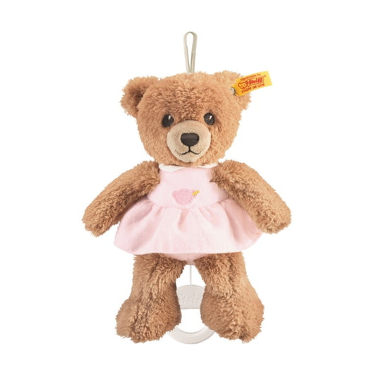 Spieluhr Schlafgut Bär rosa - von steiff