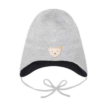 Winter Baby Mütze Grey Melange - von steiff