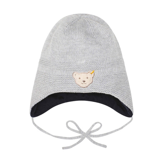 Winter Baby Mütze Grey Melange - von steiff
