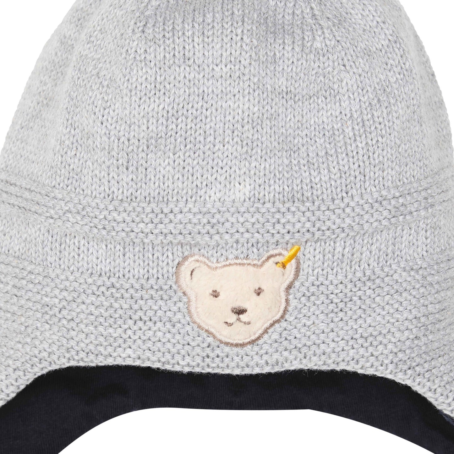 Winter Baby Mütze Grey Melange - von steiff