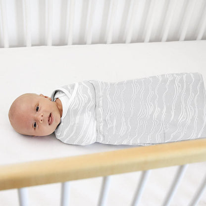 Puck-Mich-Sack Silver Waves - von ergobaby