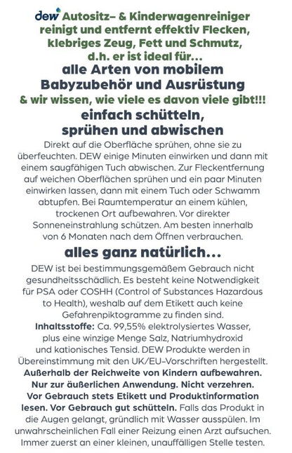Autositz & Kinderwagen Reiniger by dew