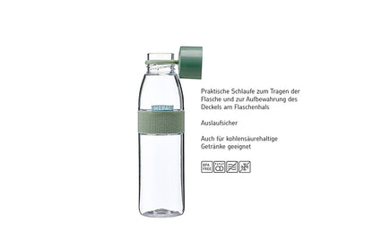 Trinkflasche Ellipse nordic blue - von MEPAL