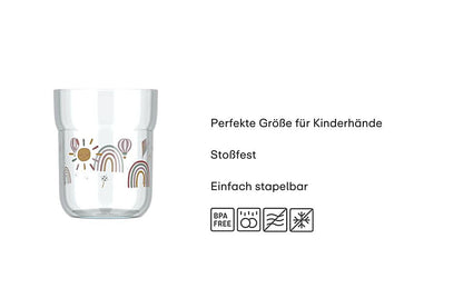 Kinder Trinkglas sunshine & rainbow